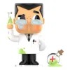 Pop Mart X Powerpuff Girls Crybaby Vinyl Figures 'professor Utoniun' In White