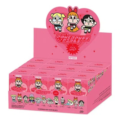 Pop Mart X Powerpuff Girls Crybaby Vinyl Figures Sealed Case (12 Blind Boxes) In Brown
