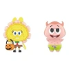 Pop Mart X Spongebob The Monsters Labubu 'jack O Lantern And Patrick Star X Yaya' In Pink