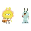 Pop Mart X Spongebob The Monsters Labubu 'jack O Lantern And Plankton X Tycoco' In Multi