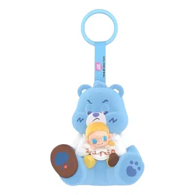 Pop Mart X Zsiga Care Bear Figures 'zsiga And Angry Bear' Secret Edition In Blue