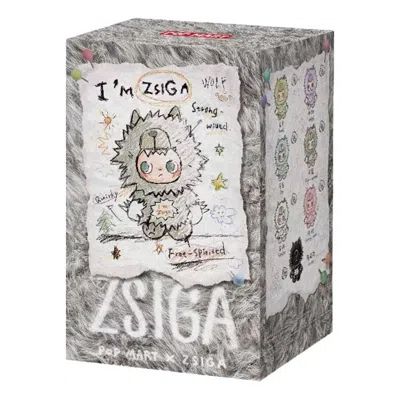 Pop Mart Zisga I'm Zisga Series Vinyl Plush Pendant Sealed Case (1 Blind Box) In Multi