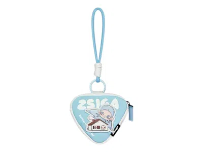 Pre-owned Pop Mart Zsiga Borderline Drifter Series Bird Above The Rooftop Triangular Bag Charm