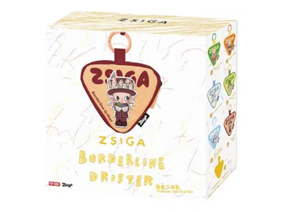 Pre-owned Pop Mart Zsiga Borderline Drifter Series Triangular Bag Charm Single Blind Box
