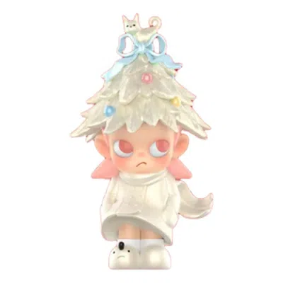 Pop Mart Zsiga The Winter Of Gifts Series Figure 'snow Cedar' In Animal Print