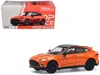 Pop Race Aston Martin Dbx 707 Cosmos Orange Metallic With Black Top 1/64 Diecast Model Car By  In Orange