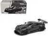 Pop Race Aston Martin Gt3 Carbon Edition 1/64 Diecast Model Car By  In Black