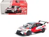 Pop Race Honda Civic Type R Tcr "presentation" White With Graphics 1/64 Diecast Model Car By Pop