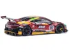Pop Race Honda Nsx Gt3 Evo22 #02 Red Metallic "eva Rt Production Model-02" 1/64 Diecast Model Car By