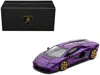 Pop Race Lamborghini Countach Lpi 800-4 Viola Pasifae Purple Metallic "hong Kong Toycar Salon 2025" 1/64 Diec