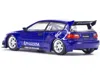 Pop Race Pandem Civic Eg6 Rhd (right Hand Drive) Blue Metallic "enigma Exclusive Edition" 1/64 Diecast Model