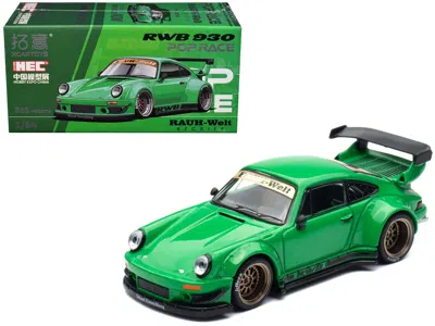 Pop Race Rwb 930 Green "hobby Expo China 2026" 1/64 Diecast Model Car By