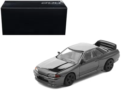 Pop Race Shelby Mustang Gt500 Dark Chrome "the Dark Chrome Series" 1/64 Die Cast Model Car By  In Gray