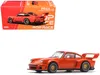 Pop Race Singer Dls Turbo Study Orange Metallic 1/64 Diecast Model Car By  In Red