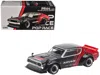 Pop Race Skyline Kpgc110 "kenmeri" Rhd (right Hand Drive) "advan" Black And Red 1/64 Diecast Model Car By Pop In Multi