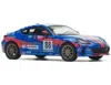 Pop Race Subaru Brz #88 Blue With Graphics "tokyo Subaru Racing" 1/64 Diecast Model Car By