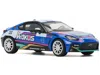 Pop Race Toyota Gr86 "wako's" Blue With Graphics 1/64 Diecast Model Car By