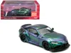 Pop Race Toyota Hks Gr Supra Rhd (right Hand Drive) Magic Purple Metallic 1/64 Diecast Model Car