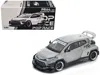 Pop Race Toyota "pandem" Gr Yaris Rhd (right Hand Drive) Raw Metal 1/64 Diecast Model Car By  In Gray