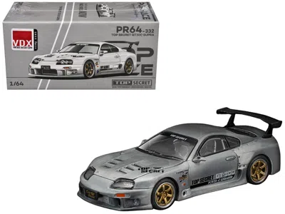 Pop Race Toyota Supra "top Secret" Gt300 Rhd (right Hand Drive) Raw Metal "vintage Diecast Expo Hong