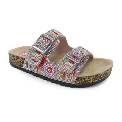 Pop Reema Little & Big Kid Girls Adjustable Strap Footbed Sandals In Multi