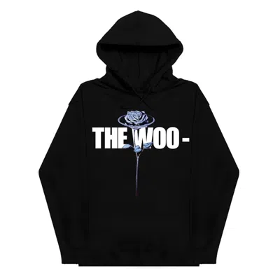 Pre-owned Pop Smoke Men's  X Vlone The Woo Hoodie In Black