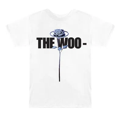 Pre-owned Pop Smoke Men's  X Vlone The Woo T-shirt In White