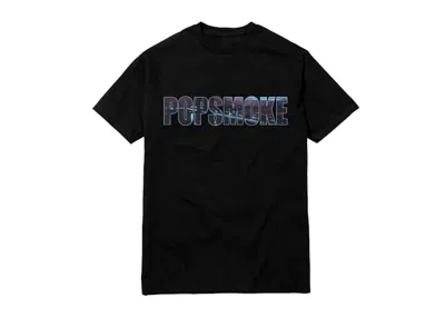 Pre-owned Pop Smoke Men's  X Vlone Wraith Tee Shirt In Black