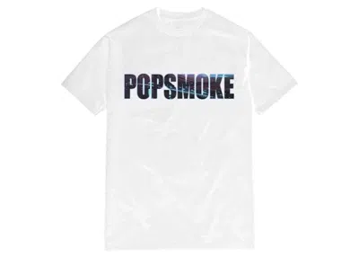 Pre-owned Pop Smoke Men's  X Vlone Wraith Tee Shirt In White