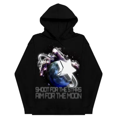 Pre-owned Pop Smoke Men's  X Who Decides War Infinite Reach Hoodie In Black