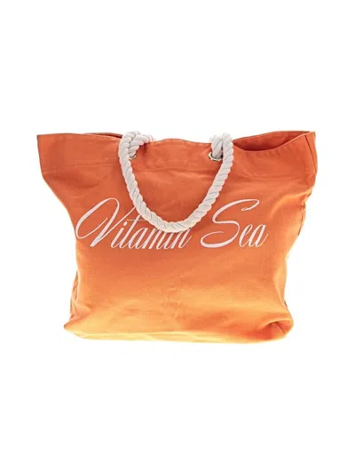 Pre-owned Pop Tote Bag In Orange