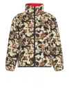 Pop Trading Company Adam Reversible Jacket In Goji Berry