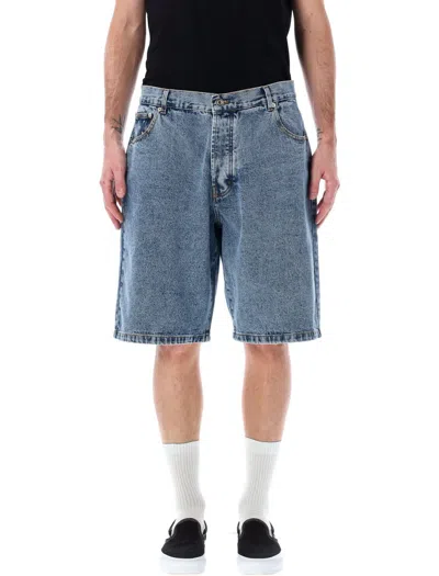 Pop Trading Company Pop Trading Company Drs Denim Shorts In Blue