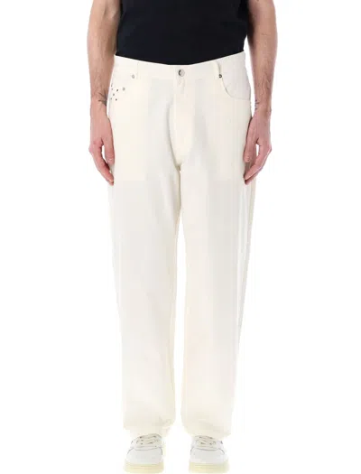 Pop Trading Company Drs Pants In Offwhite