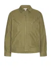 Pop Trading Company Full Zip Jacket In Green