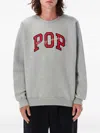Pop Trading Company Pop Trading Company Pop Crewneck In Grey