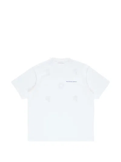 Pop Trading Company Logo-detail T-shirt In Blue