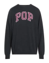Pop Trading Company Pop Trading Company Man Sweater Charcoal Size Xl Cotton In Gray