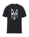 Pop Trading Company Pop Trading Company Man T-shirt Black Size Xl Cotton In Black
