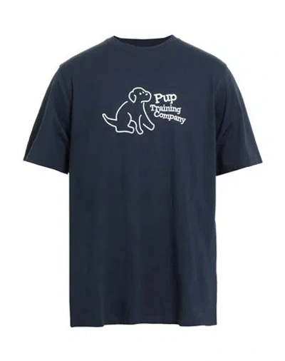 Pop Trading Company Pop Trading Company Man T-shirt Midnight Blue Size L Cotton