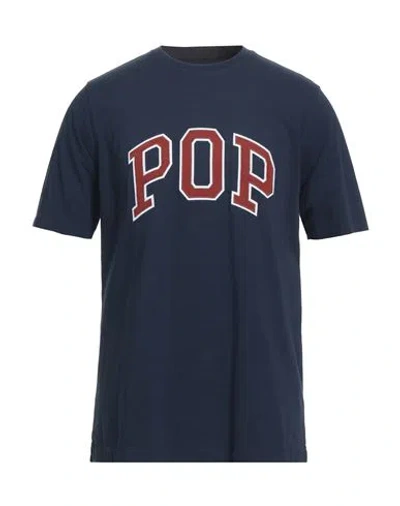 Pop Trading Company Pop Trading Company Man T-shirt Midnight Blue Size L Cotton