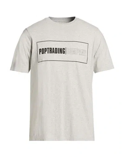 Pop Trading Company Pop Trading Company Man T-shirt Grey Size S Cotton In Gray
