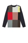 Pop Trading Company Panel Long Sleeve Tee In Multi