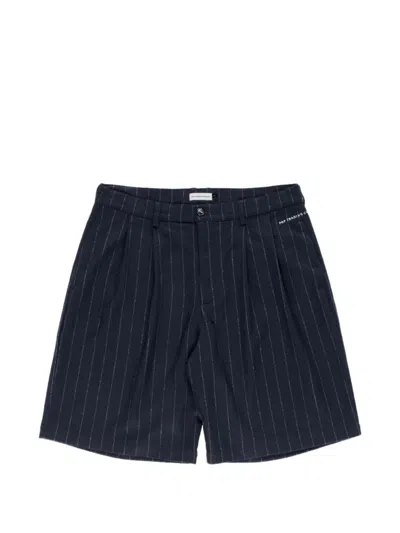 Pop Trading Company Pinstripe Suit Short In Blue