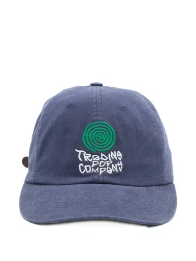 Pop Trading Company Pop Block Six-panel Cap In Blue