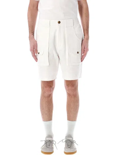 Pop Trading Company Pop Trading Company Pocket Short In White