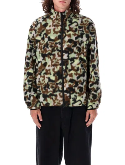 Pop Trading Company REVERSIBLE CAMO PILE JACKET