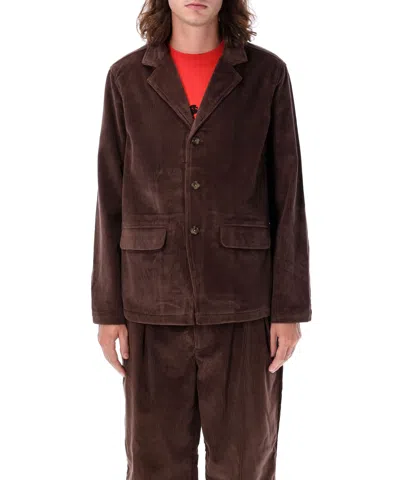 Pop Trading Company Pop Trading Company Work Jacket In Brown