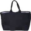 Pop Ups Brand Icon Water Resistant Woven Neoprene Tote Bag In Black