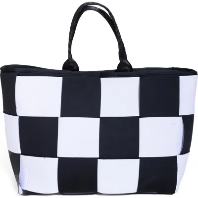 Pop Ups Brand Icon Water Resistant Woven Neoprene Tote Bag In Multi